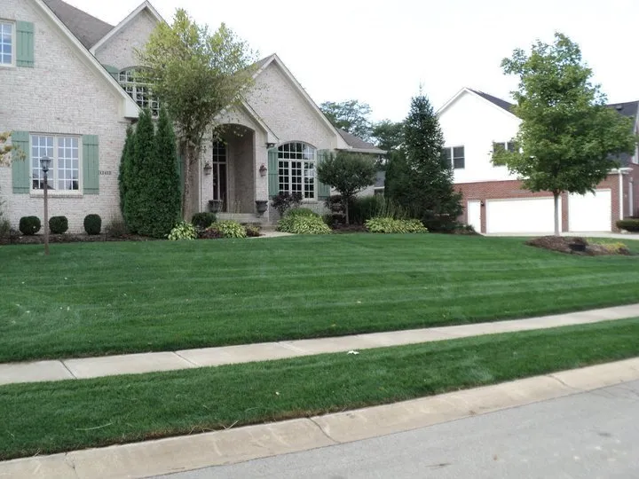 Expert lawn mowing service with custom design across Fishers, IN - Picasso Lawn & Landscape