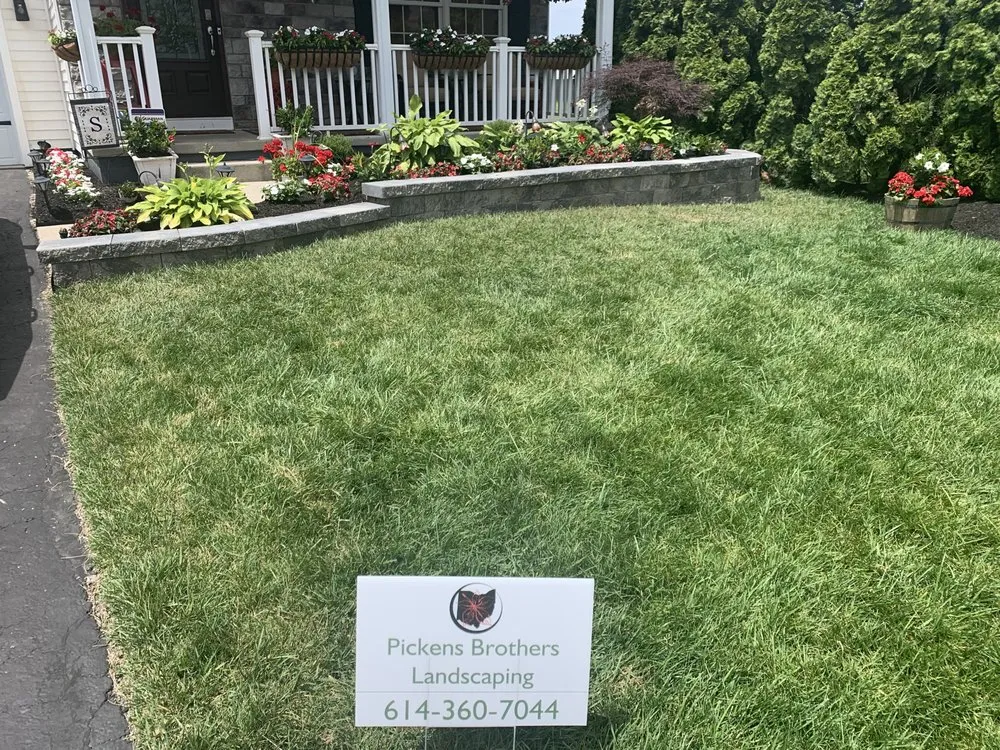 Custom residential landscaping in Galloway, OH by Pickens Brothers Landscaping