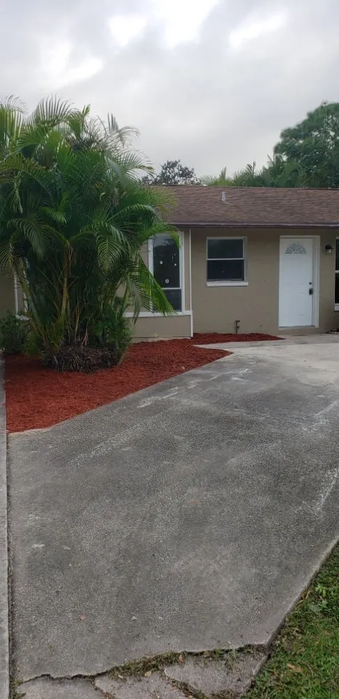Professional residential landscaping in Port St. Lucie, FL by Pico's lawn and maintenance