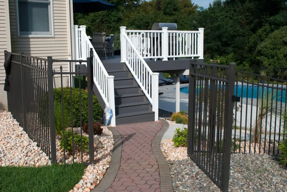 Custom garden landscaping for year-round maintenance in Manalapan, NJ by Picture Perfect Landscaping