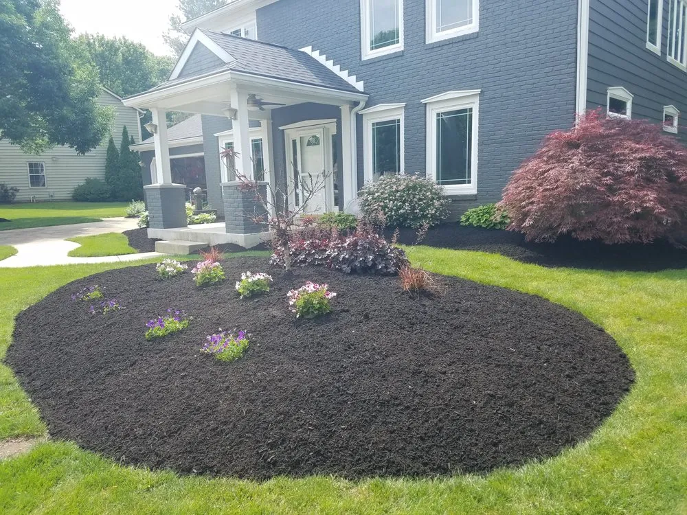 Custom residential landscaping for homes in Fishers, IN by Picture Perfect Lawn and Landscaping