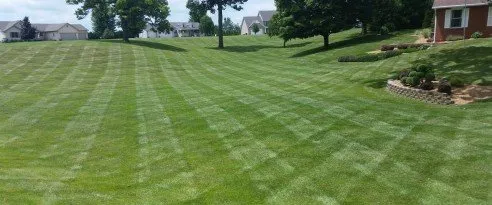 Custom landscape installation for homes in Davenport, IA by Picture Perfect Lawn Maintenance and Snow Removal