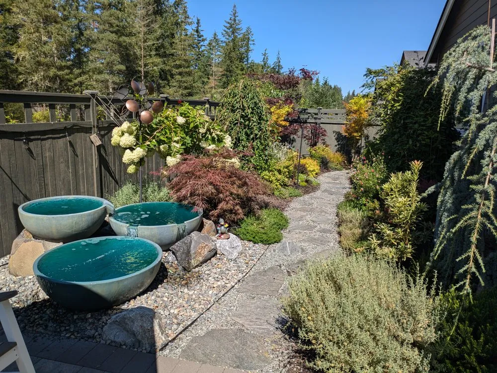 Local garden landscaping with custom design in Graham, WA by Picturesque Landscaping and Design