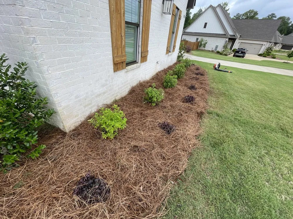 Professional residential landscaping for homes in Opelika, AL by Pielacuesta Landscaping
