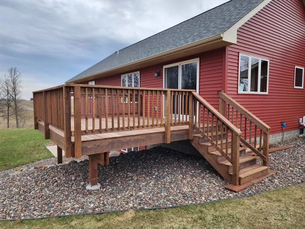 Professional landscape installation for beautiful yards in Osceola, WI by Pier Pergola