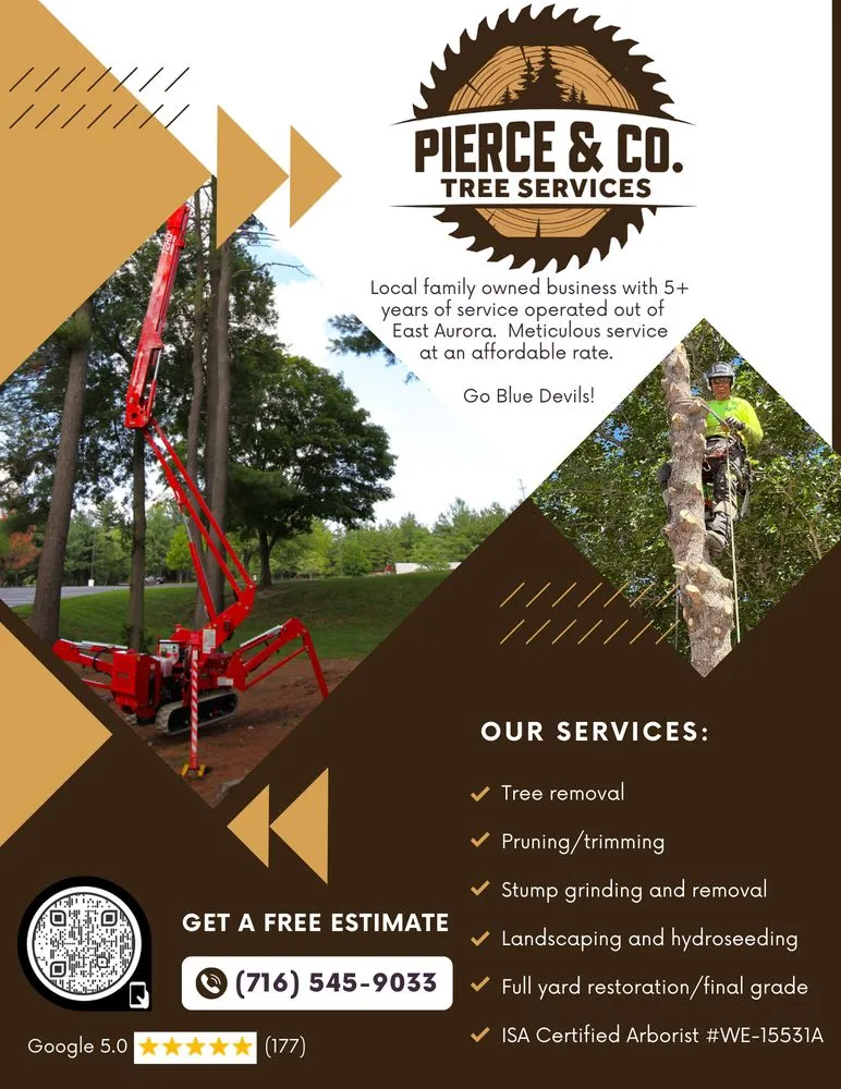 Professional residential landscaping in West Falls, NY - Pierce & Co. Tree Services