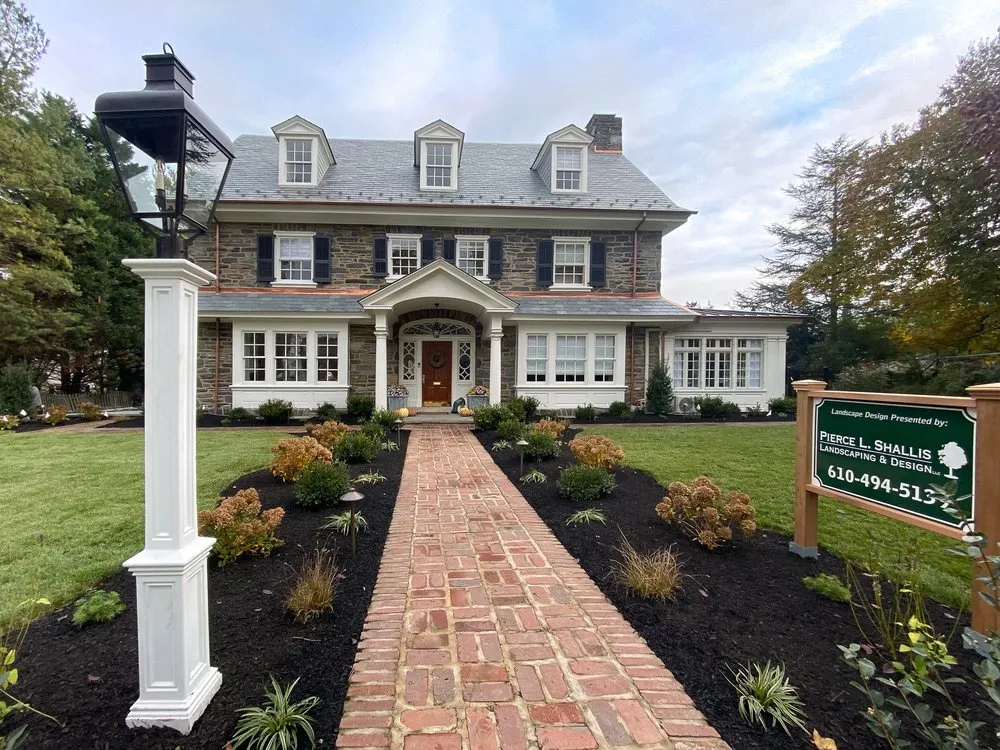 Expert garden landscaping with custom design across Aston, PA - Pierce L Shallis Landscaping & Design