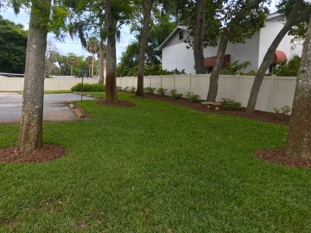 Trusted yard cleanup service for beautiful yards in Ormond Beach, FL by Pierce Landscape & Maintenance