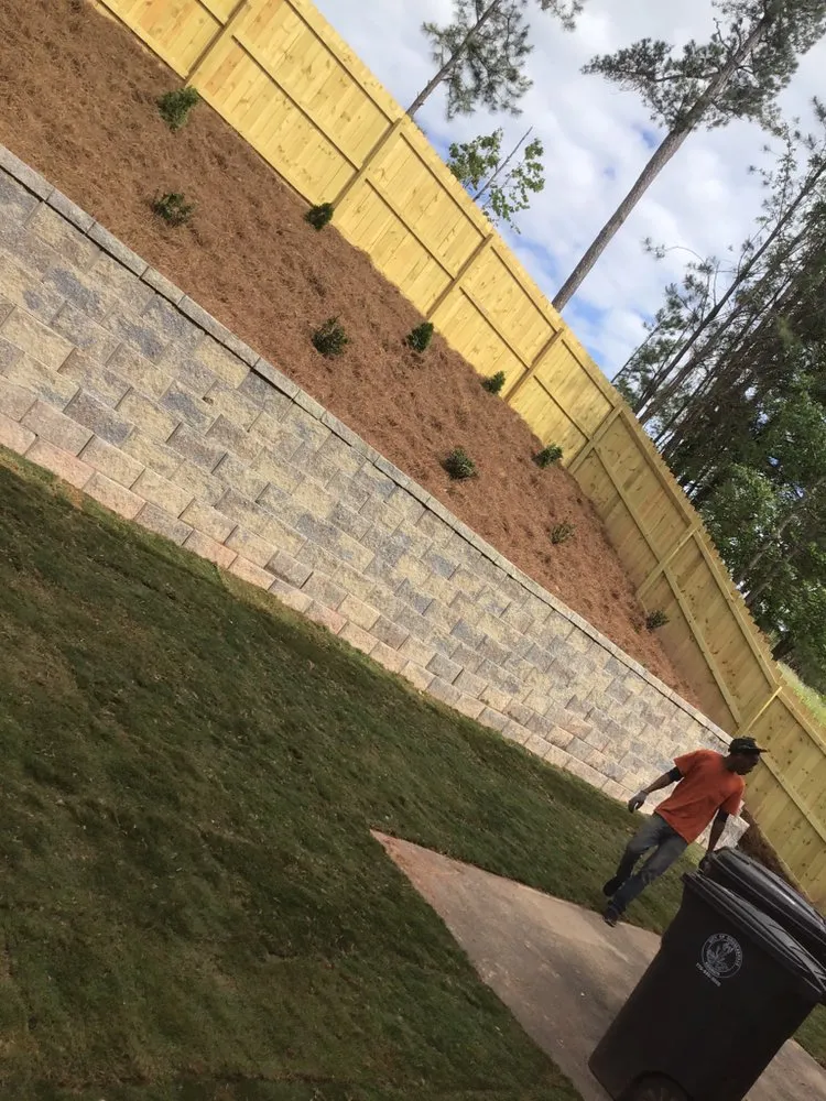 Professional landscape installation in Jonesboro, GA by Pierce Landscape Pro