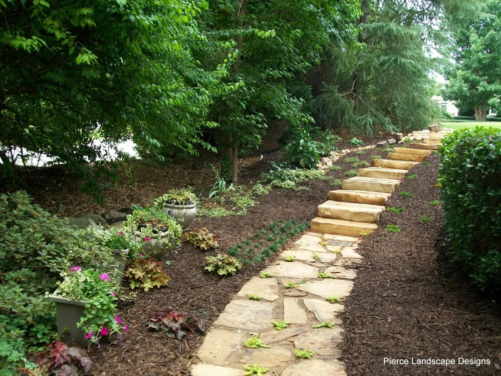 Local landscape installation in Gainesville, GA - Pierce Landscapes