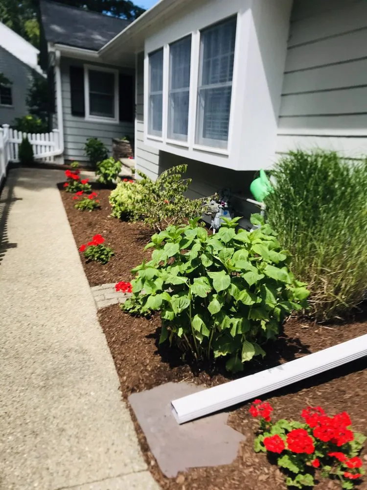 Professional residential landscaping with custom design across Hanover, MA - Pilgrims Landscape