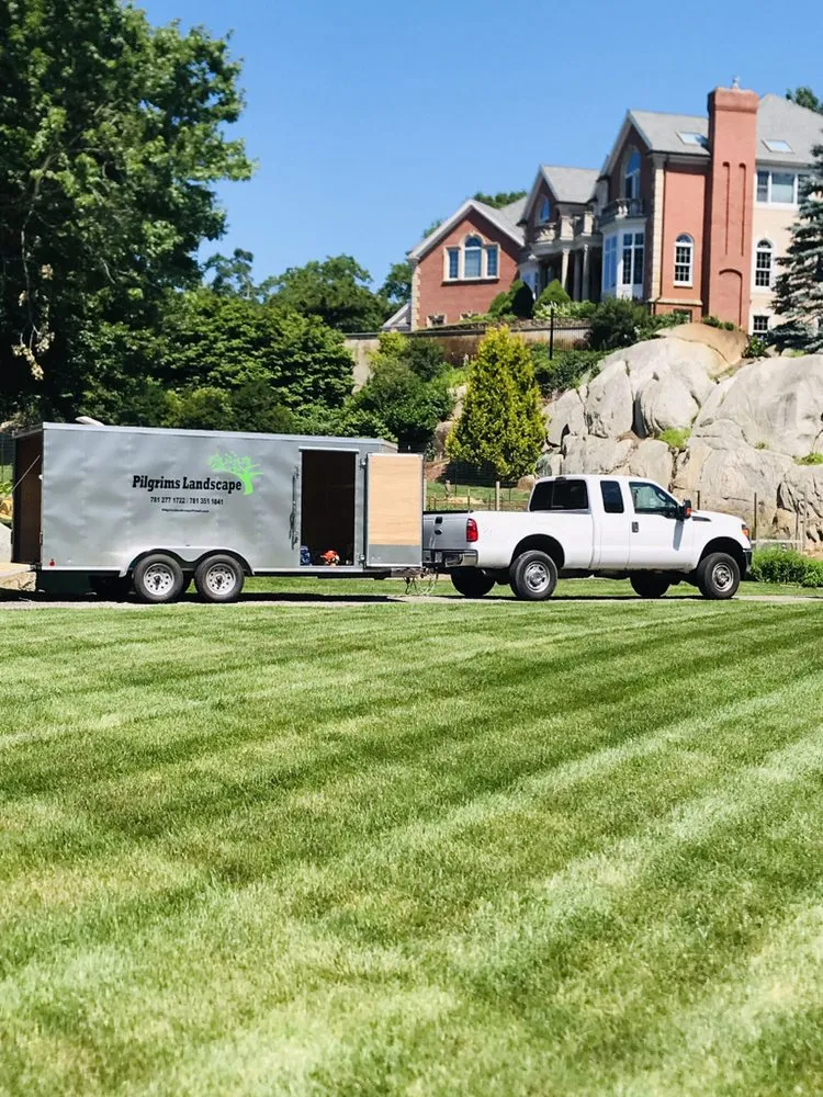 Reliable outdoor landscaping in Hanover, MA by Pilgrims Landscape