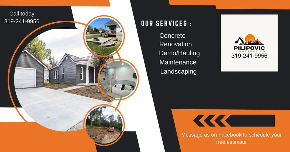 Custom landscape installation in Springville, IA - Pilipovic Construction