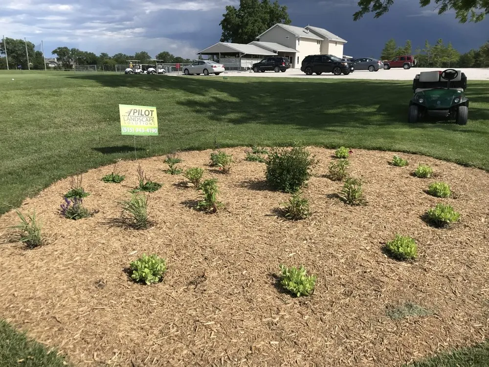 Trusted lawn mowing service in WDM, IA by Pilot Landscape Solutions
