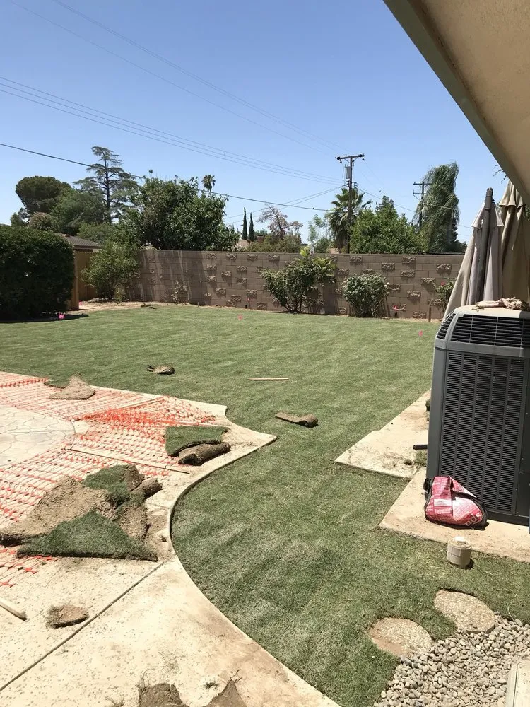 Custom yard cleanup service in Bakersfield, CA by Pimentel Landscaping
