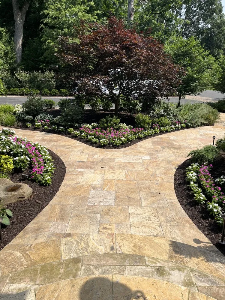 Professional landscape design with custom design in Leesburg, VA by Pine Ridge Landscaping