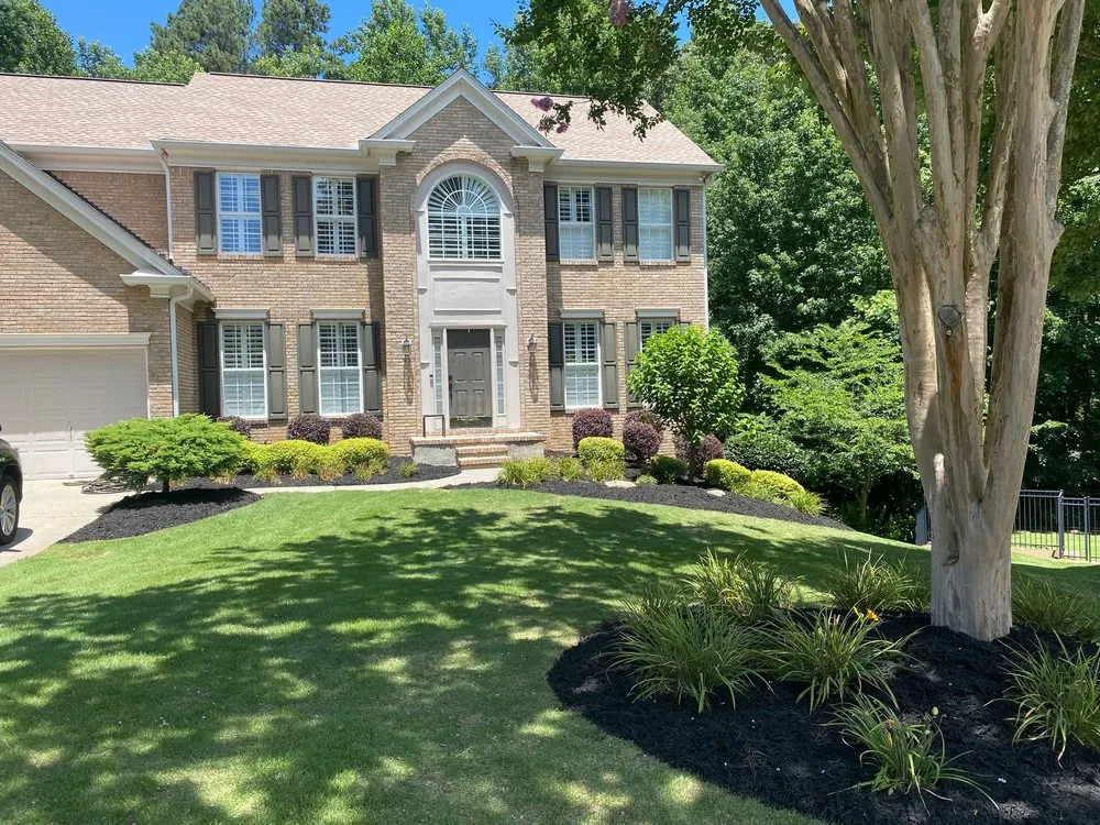 Professional lawn care service for residential properties in Cumming, GA by Pine South Landscapes & Lawn Care