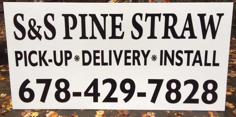 Professional garden landscaping in Smyrna, GA - Pine Straw