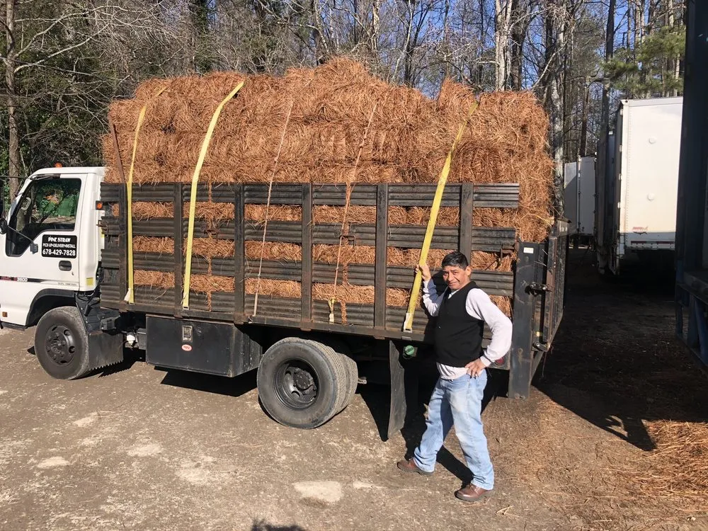 Affordable landscape design experts serving Smyrna, GA - Pine Straw