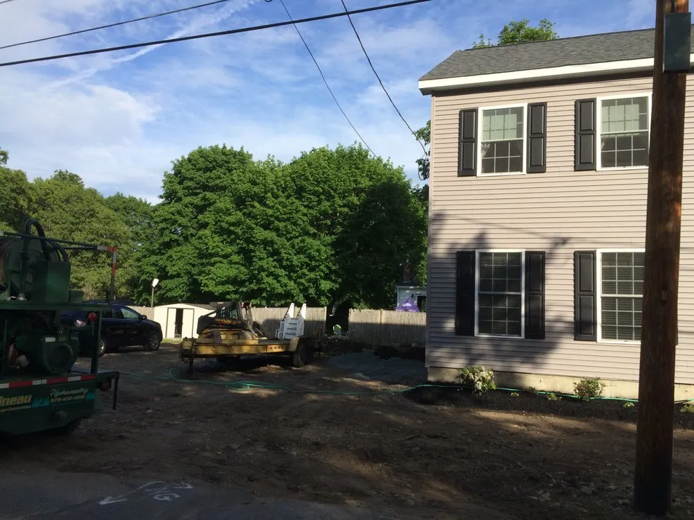 Professional outdoor landscaping near you in Billerica, MA by Pineau Landscape Construction