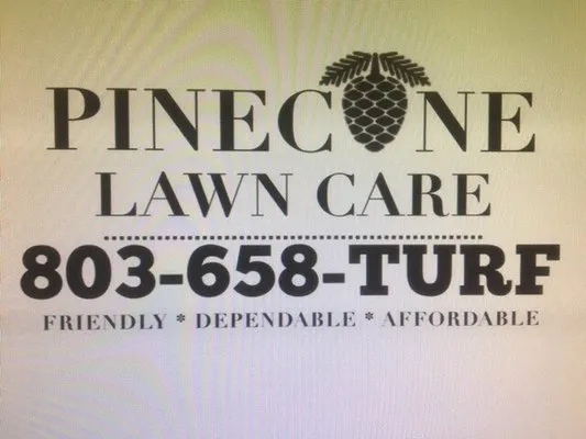 Pinecone Lawn Care Logo