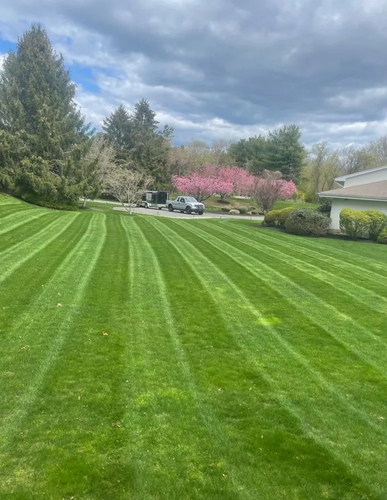 Custom garden landscaping in Smithtown, NY by Pineda Landscaping