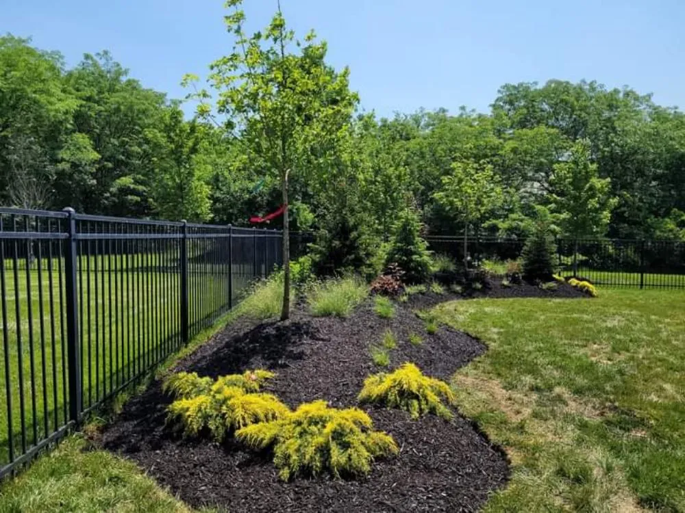 Custom residential landscaping in Chamblee, GA by Pinestraw & Mulch