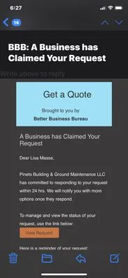 Pinets Building & Ground Maintenance Logo