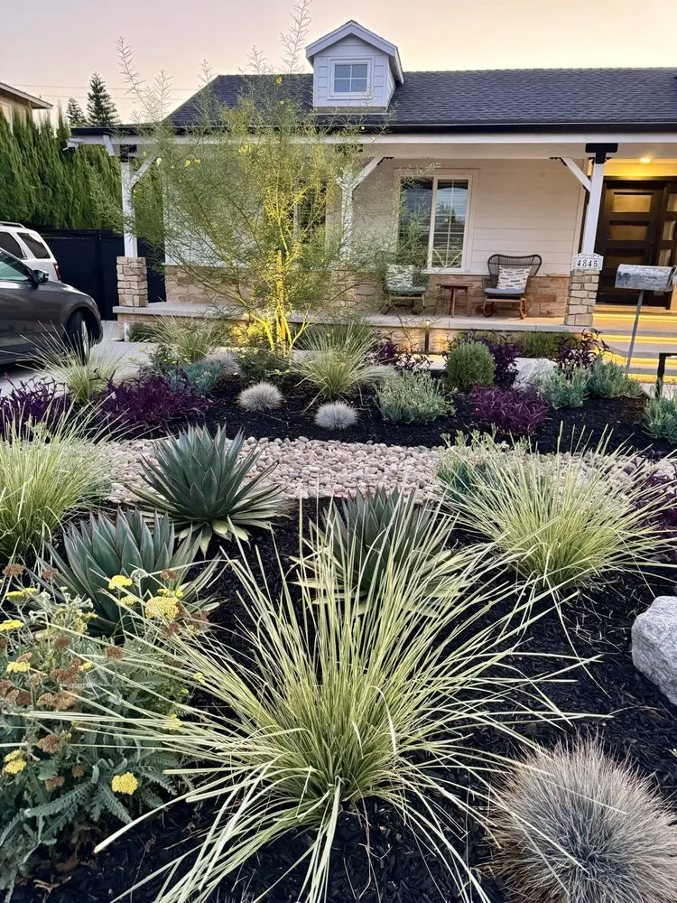 Custom garden landscaping in Long Beach, CA - Pinewood Design
