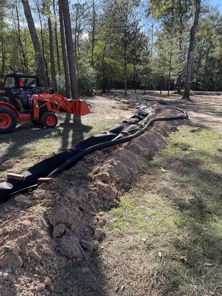 Local landscape design in New Caney, TX - Piney Woods Land Preparation