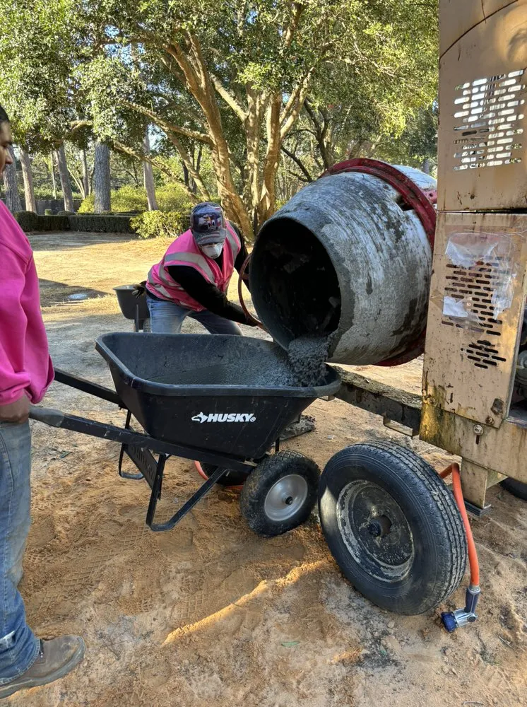 Affordable garden landscaping in Columbia, SC by Pink Pelican Tree Service & Landscaping