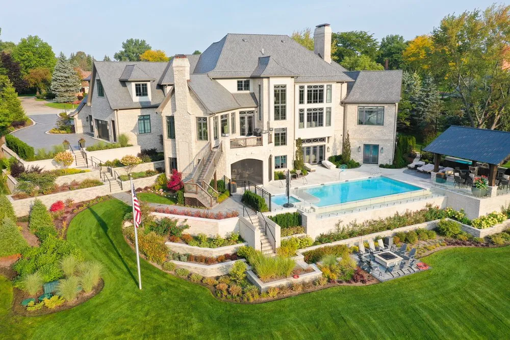 Professional yard maintenance for residential properties across Woodstock, IL - Pinnacle Land Creations Inc