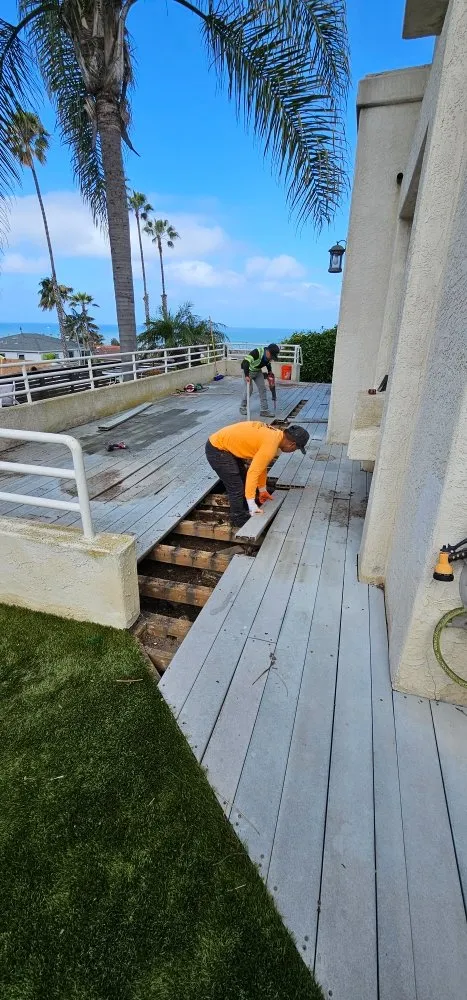 Professional yard cleanup service with custom design in Valley Center, CA by Pinnacle Point Builders