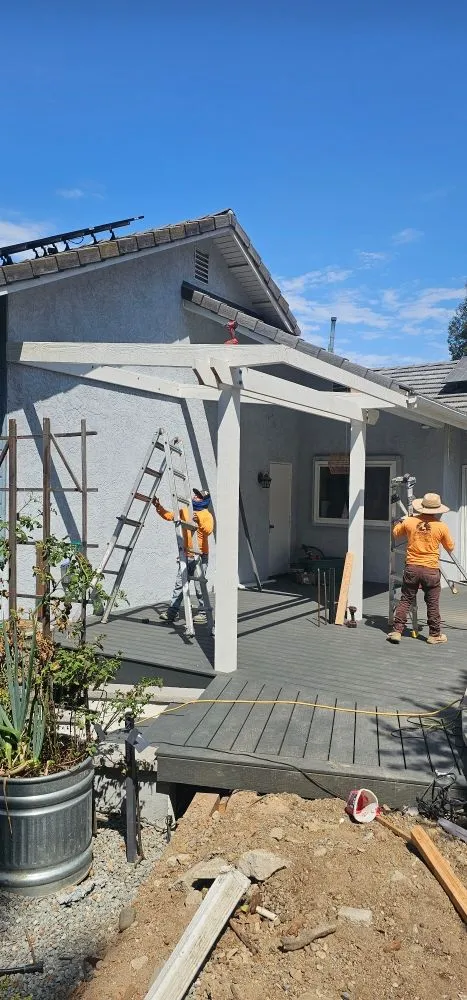 Custom outdoor landscaping in Valley Center, CA by Pinnacle Point Builders