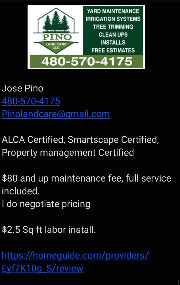 Reliable outdoor landscaping for homes across San Tan Valley, AZ - Pino Land Care