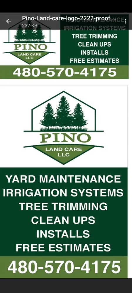 Top-rated lawn care service in San Tan Valley, AZ by Pino Land Care