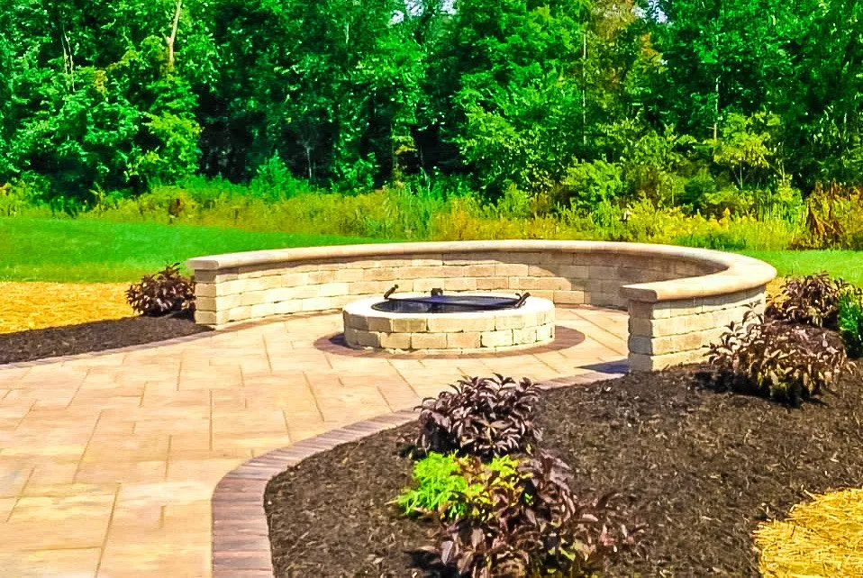 Professional yard maintenance for outdoor upgrades in Akron, OH by Pino's Landscaping