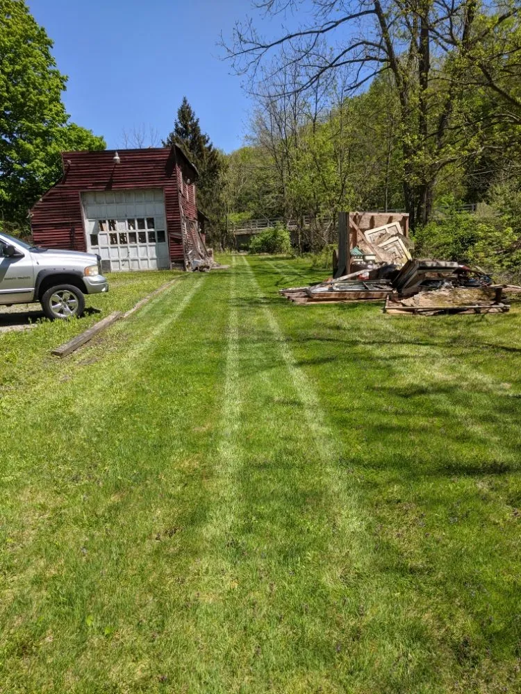 Reliable lawn mowing service in Oxford, NJ by Pinstripe Landscapes