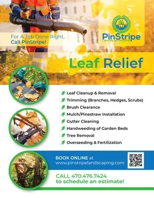 Pinstripe LandScaping & Pro Services Logo