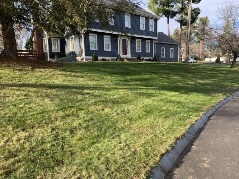 Custom outdoor landscaping for beautiful yards in Worcester, MA by Pinwheel Property Maintenance
