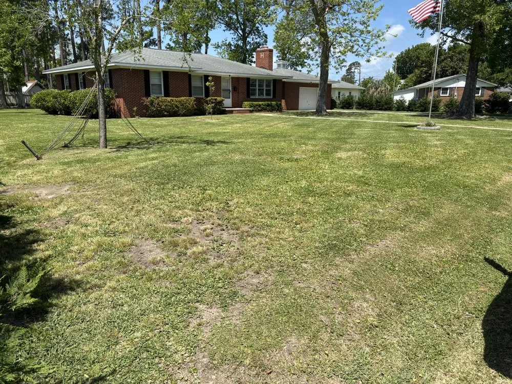 Custom lawn mowing service for beautiful yards in Beaufort, NC by Pitcher Perfect Landscaping