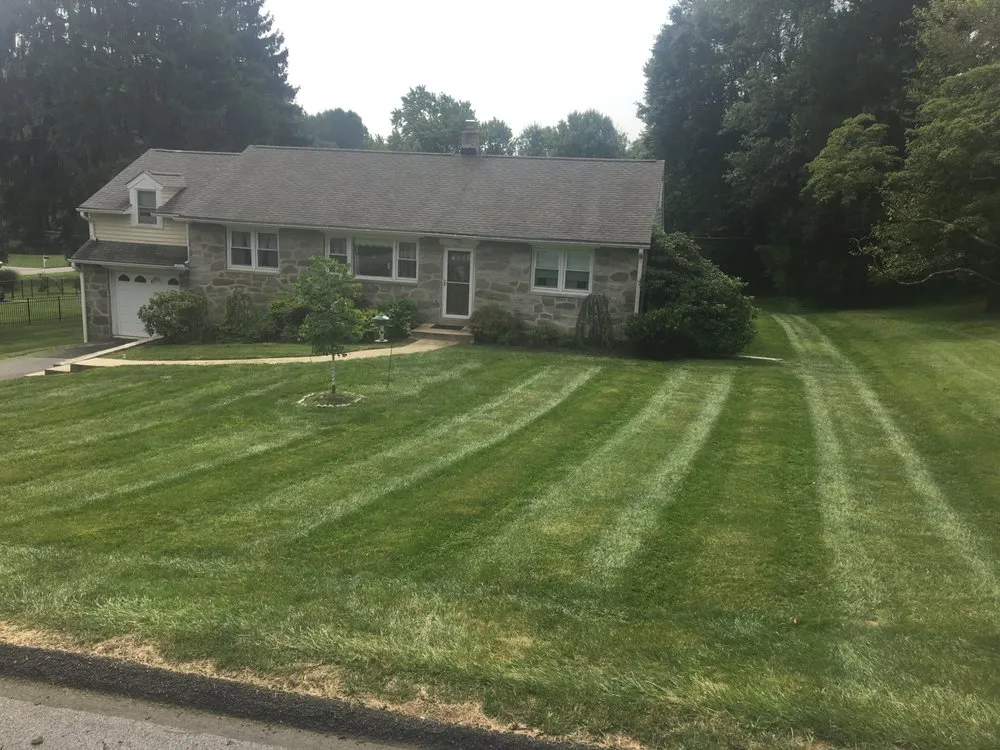 Custom residential landscaping in West Chester, PA by Pittock's Tree and Landscape