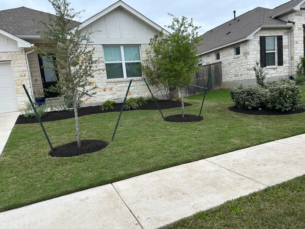 Local landscape installation in Bastrop, TX - Pizano Landscape