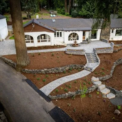 P&J Landscaping & Construction Logo