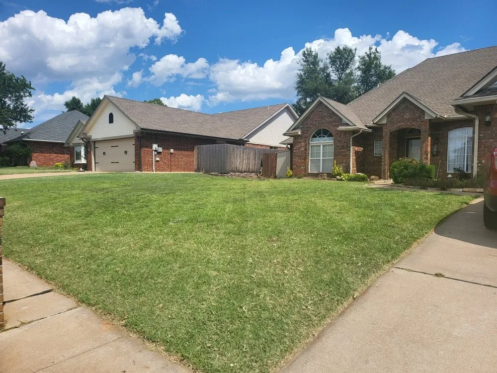 Custom residential landscaping for homes in Oklahoma City, OK by P&J Landscaping