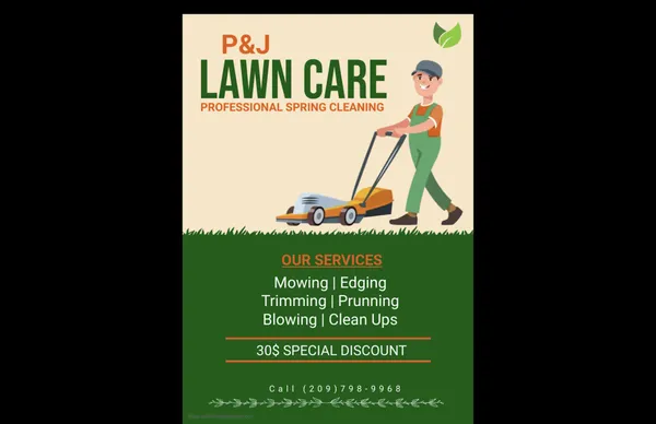 P&J Landscaping Logo