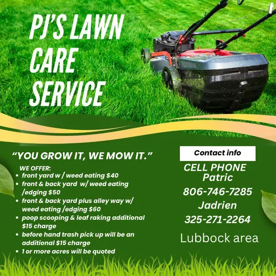 Affordable landscaping services in Lubbock, TX by PJ Mowing