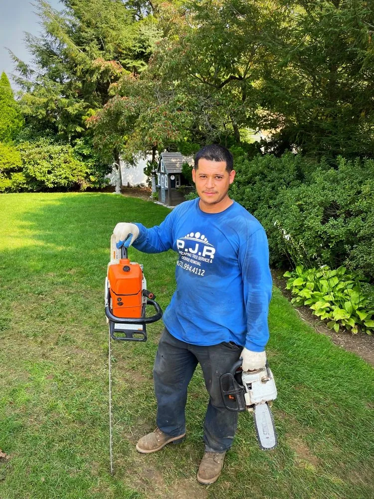 Affordable landscape design for year-round maintenance in Bay Shore, NY by P.J.R Landscaping & Tree Service