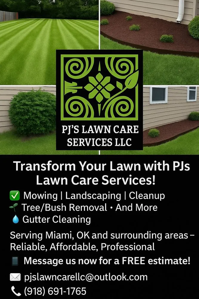 Expert outdoor landscaping for outdoor upgrades across Miami, OK - PJ’s Lawn Care Services