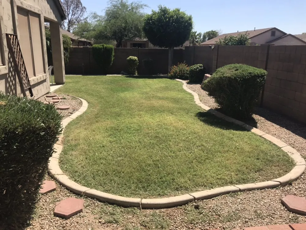 Affordable garden landscaping in Phoenix, AZ by Pj's Lawn Services & Pressure Washing